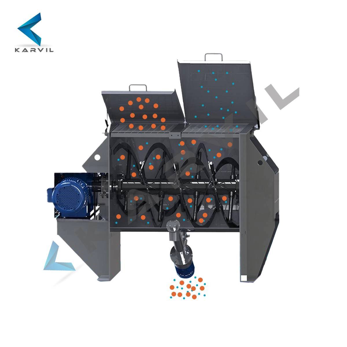 Ribbon-Mixer-Working- Principle-karvil-machinery (3) Ribbon-Mixer-Working- Principle-karvil-machinery (3)