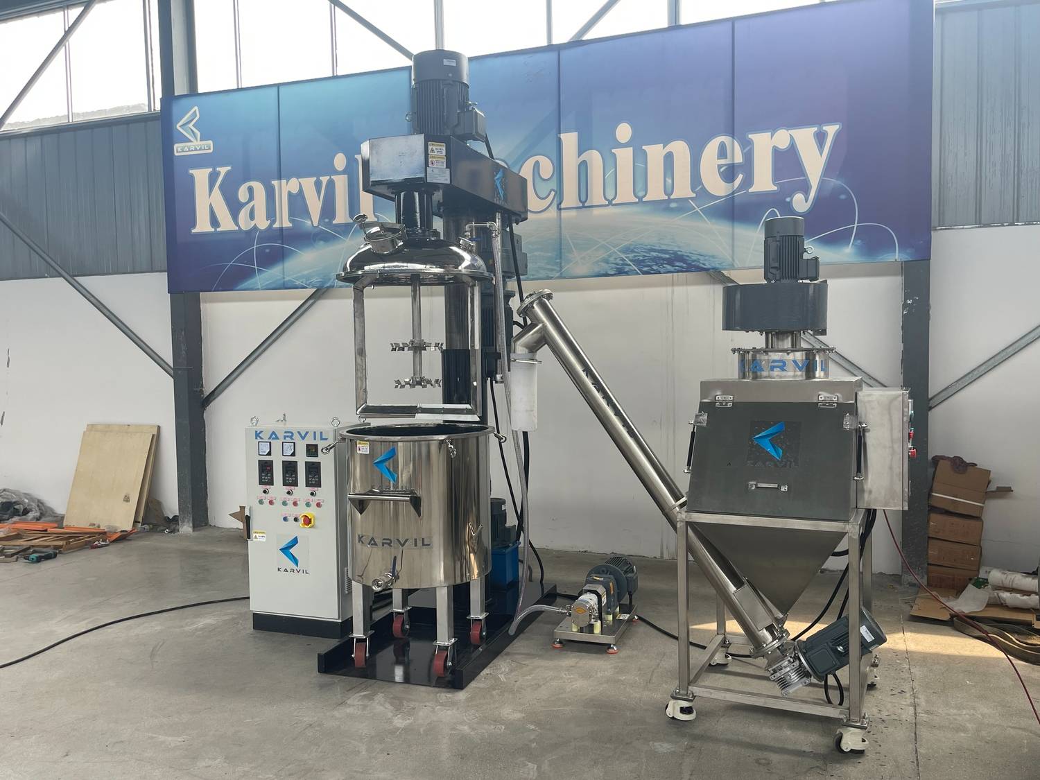 Shipped to Australia – 300L Multifunctional Mixing System for Ceramic Epoxy! 