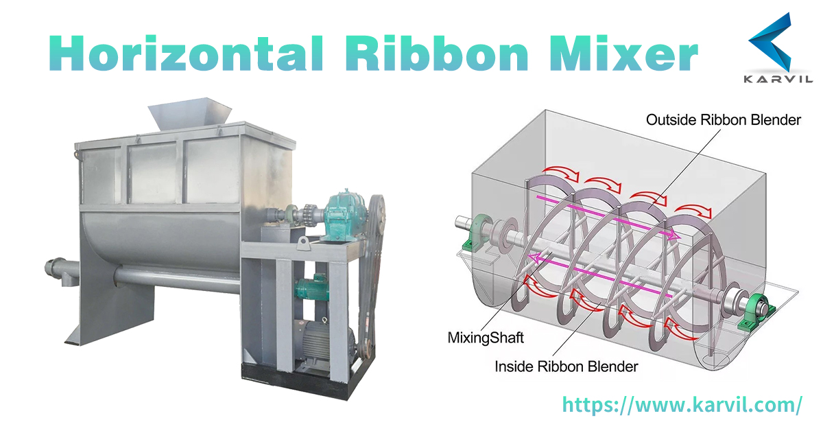 Ribbon Mixer Working Principle