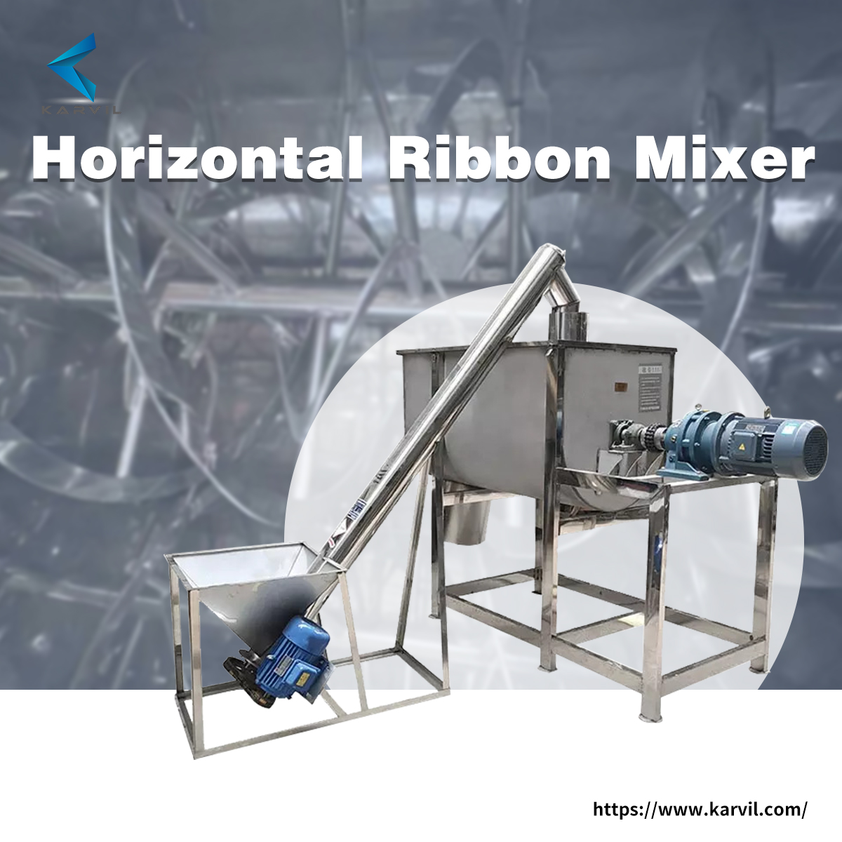 industrial ribbon mixer