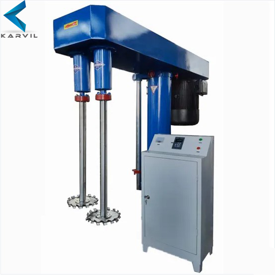 KARVIL hydraulic lifting disperser for mixing paint