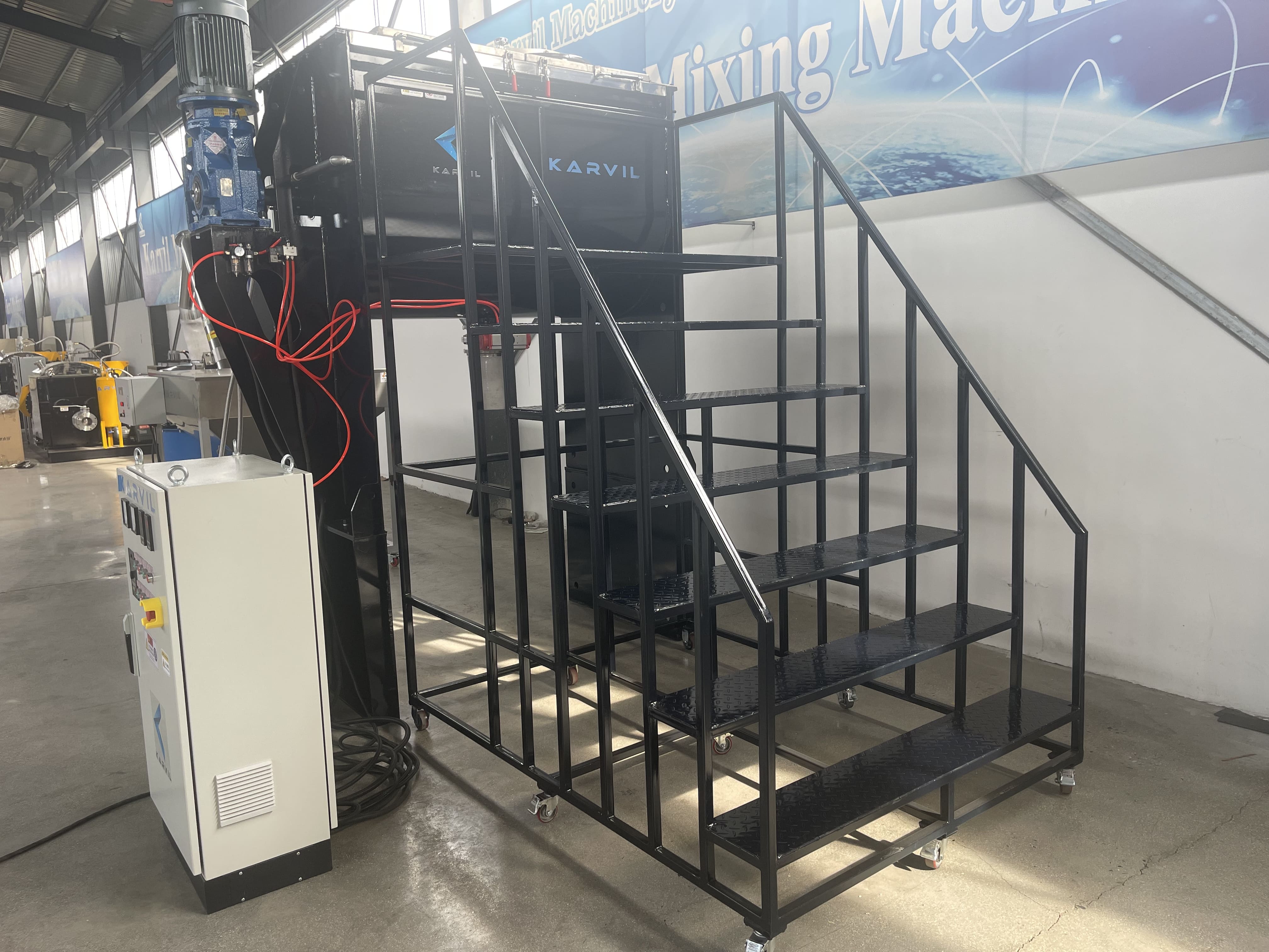 1000L Ribbon Blender Line for Wax Powder Mixing in the USA