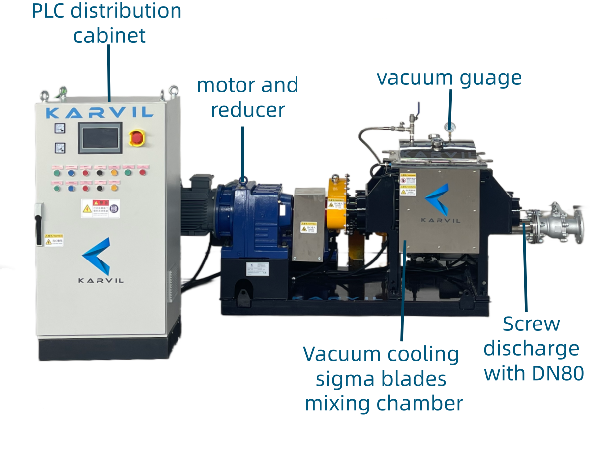 Vacuum Cooling Sigma Mixer for Bauxite (3)