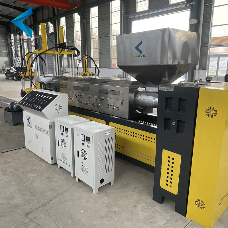Double Stage Plastic Recycling Machine