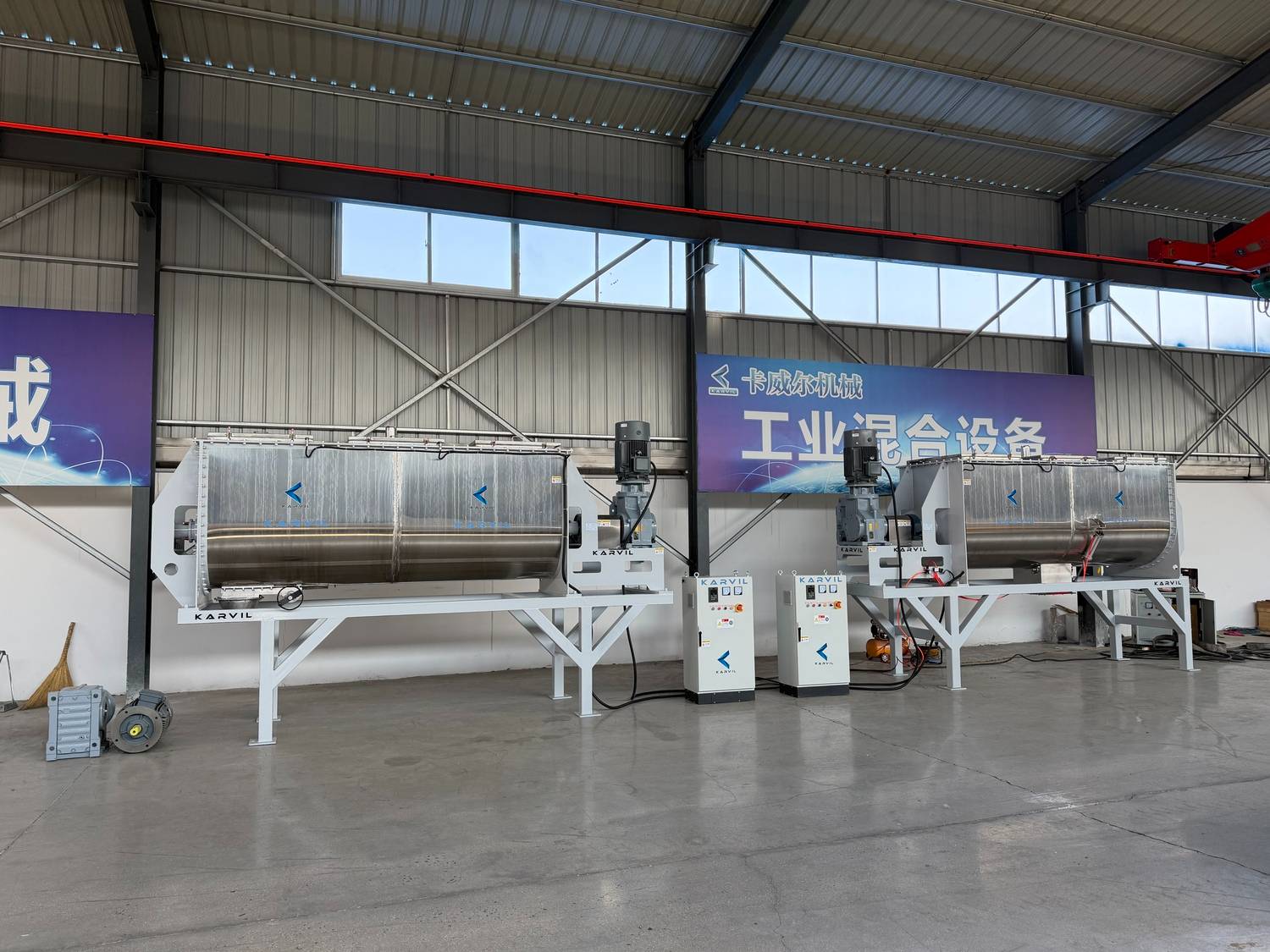 Double the Capacity, Double the Trust! Two Massive 3500L Ribbon Blenders Ready for Argentina