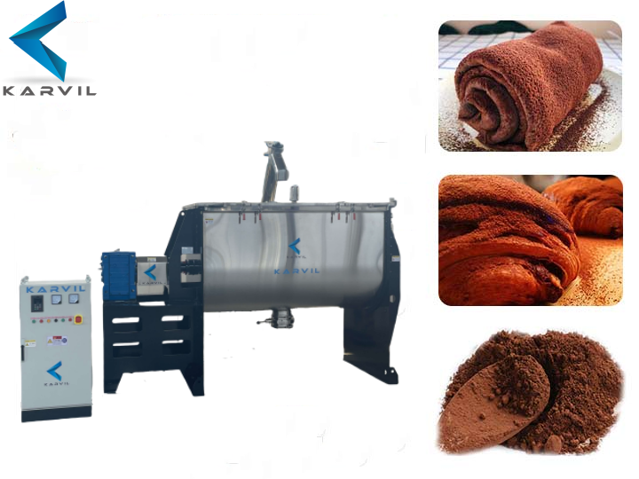 A Mexican Customer Chooses Karvil for High Quality Blending of Cocoa And Matcha Powder