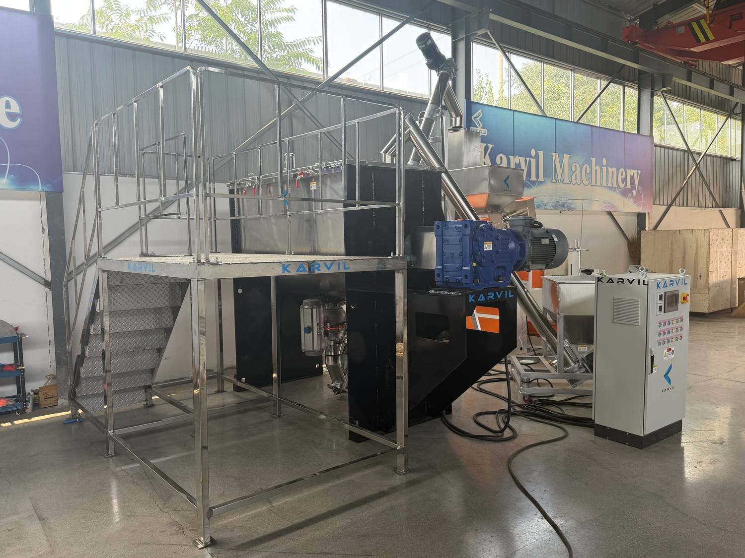Ribbon Blender Production Line for Food Powder (6)