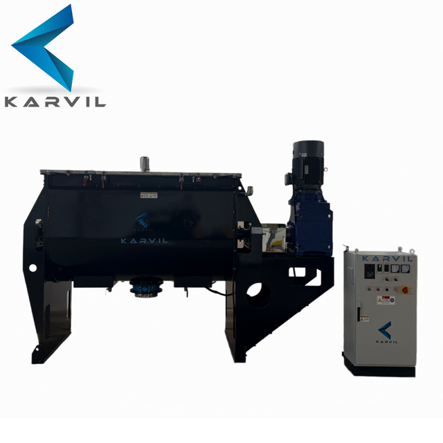 Horizontal Ribbon Blender with Electric Heating Jacket