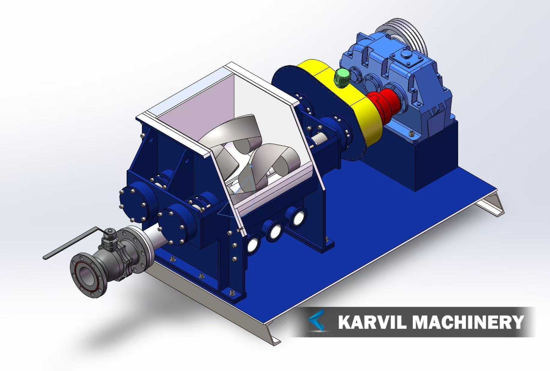 Customized 300L Explosion-Proof Vacuum Kneader Upgraded with CNC System Ready for Serbia