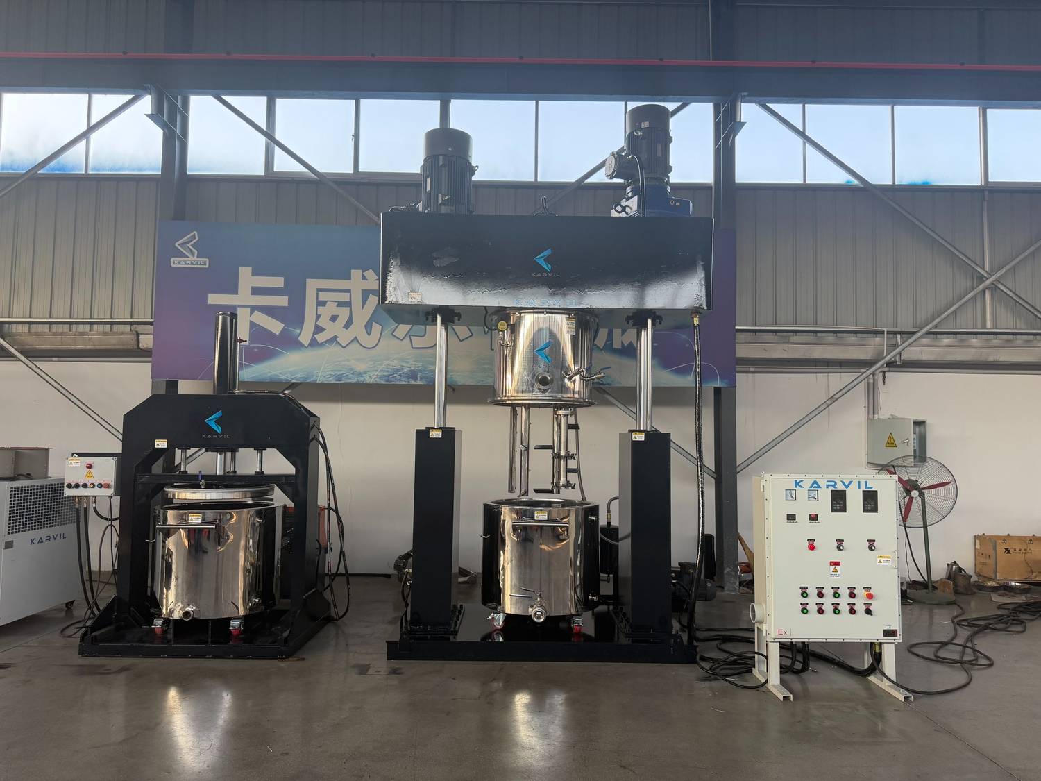 Another 300L Explosion-Proof Vacuum Planetary Mixer for A Returning European Customer