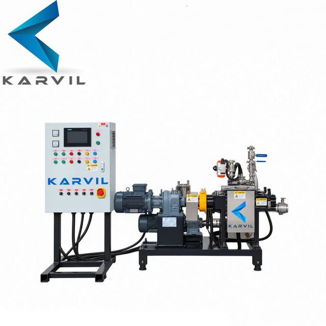 2L Vacuum Sigma Mixer Extruder with PLC Control