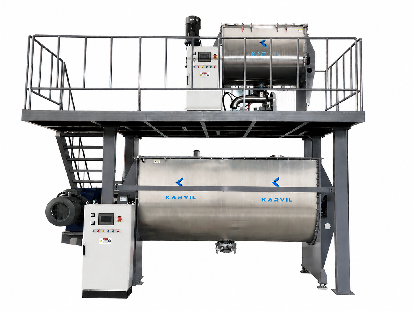 Industrial Double-Deck Horizontal Ribbon Blender (1)