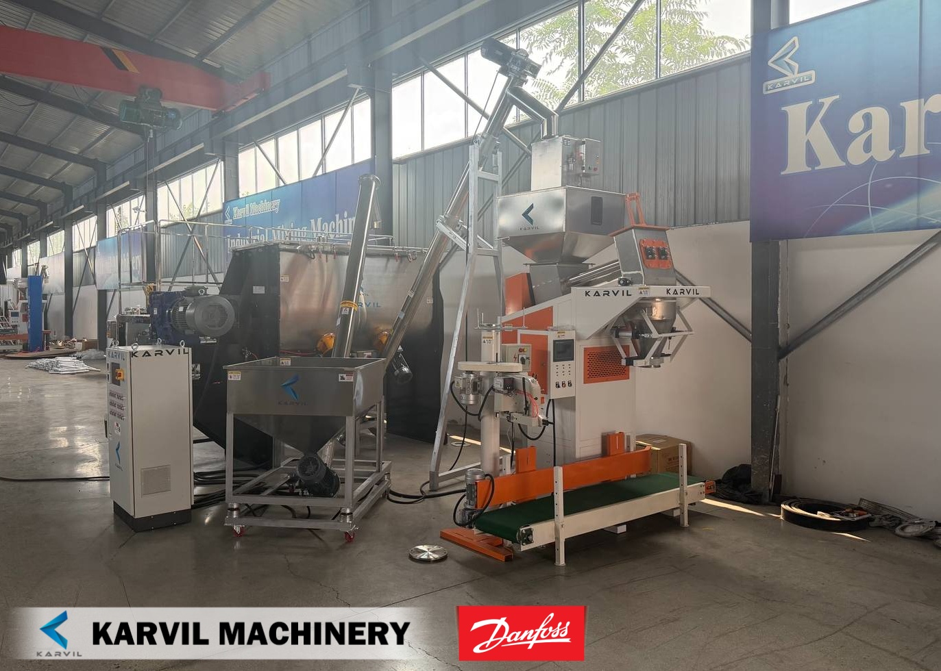 Successfully Shipped to Chile: Customized 2000L Ribbon Blender Production Line for Food Ingredients