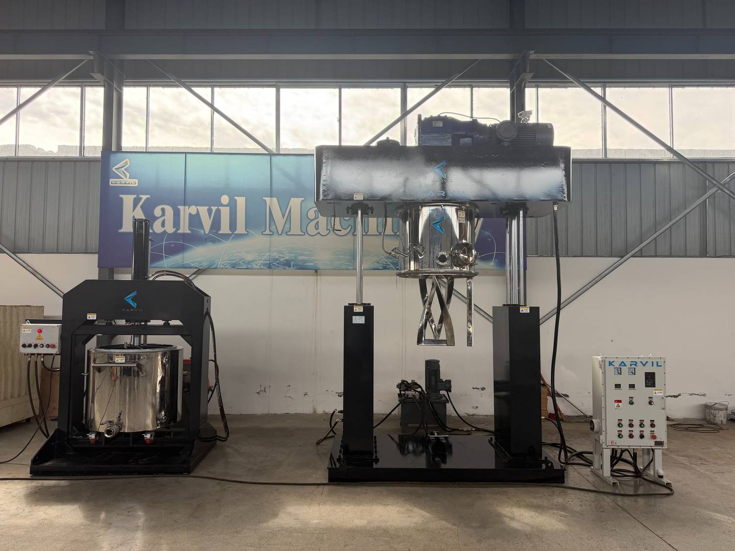 300L Explosion-Proof Planetary Mixer Shipped to Romania for Hazardous Material Processing