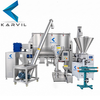 SS316 Horizontal Ribbon Mixer and Powder Packing Line