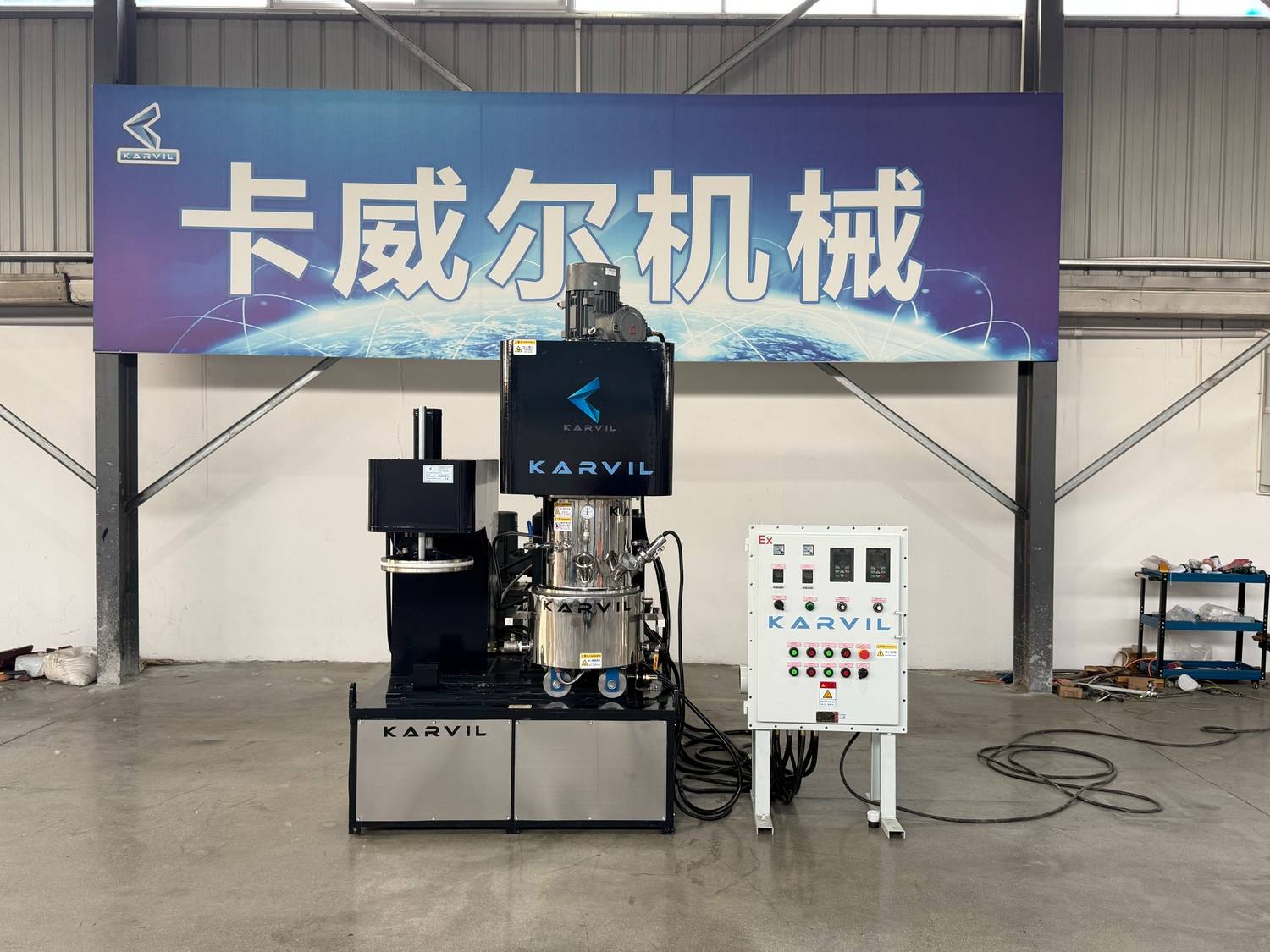 Explosion-Proof Vacuum Planetary Mixer (10)