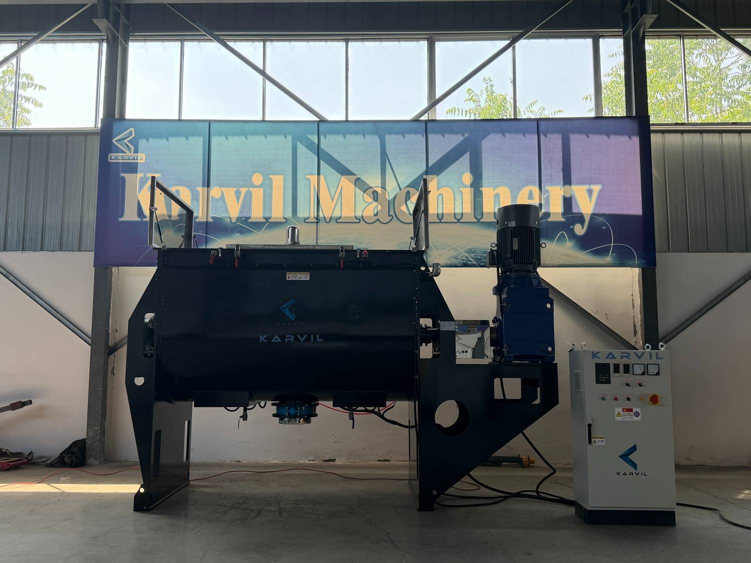 2000L Jacketed Ribbon Blender for an Australian Grain & Wax Powder Client